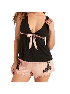 Adore Me Women's Starsha Pajama Tank & Shorts Sleep Set XL NWT